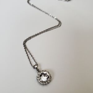 Ted Baker London Swarovski Crystal Daisy Lace Pendant Necklace